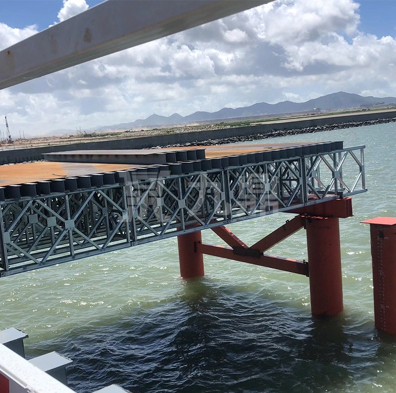 貝雷鋼橋銜接拼裝注意事項(xiàng)